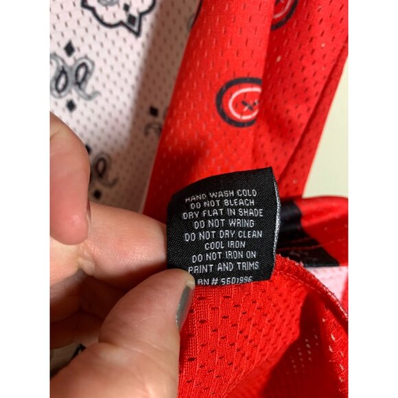 Huge Fashion Exchange Athletic Tank Summer Lifting Workout Casual Red Men Sz XL - Picture 6 of 6